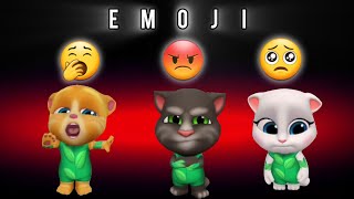 My Talking Tom Friends  Expressions with Emoji [upl. by Ardnasil548]