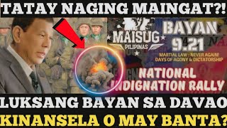 LUKSANG BAYAN SA DAVAO BAKIT HINDI NATULOY TATAY DIGONG MAS INUNA ANG KALIGTASAN NG MGA DABAWENYO‼️ [upl. by Soule]