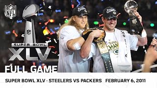 Super Bowl XLV  Packers vs Steelers  NFL Full Game [upl. by Aonehc555]