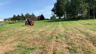 Kubota Grand L5740 Finish Mowing V1 [upl. by Anirtruc871]