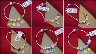 latest silver PANDORA Bracelet designs for Women 😍 925 sterling Silver Bracelet designs for Girls [upl. by Draner735]