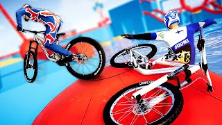 Attempting the BIKEOUT Course in Multiplayer  Descenders Gameplay [upl. by Eittik]