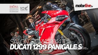 NEW 2015  SALON MILAN EICMA  DUCATI 1299 PANIGALE S 2015 [upl. by Navillus]