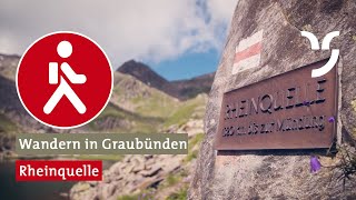 Die schönsten Wanderungen in Graubünden Rheinquelle Disentis Sedrun [upl. by Sonnie221]