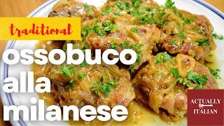 Classic Ossobuco alla Milanese Braised pork shanks that fall off the bone [upl. by Cymbre]