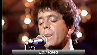 Lou Reed Walk On The Wild Side Live 1980 [upl. by Elleinnod]