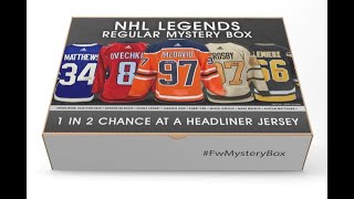 FRAMEWORTH NHL LEGENDS Autographed Jersey Mystery Box 001 [upl. by Heck]