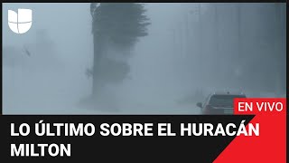 EN VIVO Huracán Milton es quotextremadamente peligrosoquot y atravesará Florida de costa a costa [upl. by Gnouc]