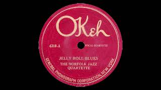 Norfolk Jazz Quartette Jelly Roll Blues 1921 [upl. by Lower873]