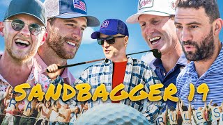 Jack Eichel  Noah Hanifin VS Ryan Whitney  Paul Bissonnette  Sandbagger Invitational 19 [upl. by Conners]