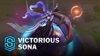 Victorious Sona Skin Spotlight  PreRelease  PBE Preview  League of Legends [upl. by Eldwin]