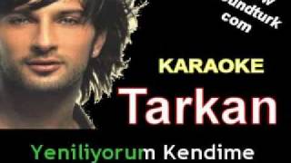 Tarkan  Arada Bir karaoke [upl. by Mcadams]