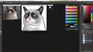 Grumpy Cat Icon Speed Art [upl. by Anih]