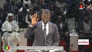 Sénégal  le nouveau président Bassirou Diomaye Faye a prêté serment • FRANCE 24 [upl. by Fidelas]