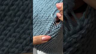 Mattress stitch tutorial How to seam crochet slip stitch rib pieces for sweater cuffs amp collar [upl. by Nickie632]