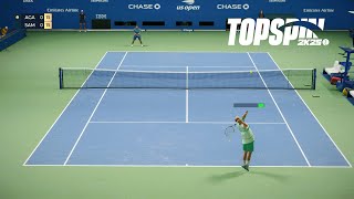 Top Spin 2K25  Andre Agassi Vs Pete Sampras I US Open I Legend Difficulty PS5 [upl. by Hgielsel967]