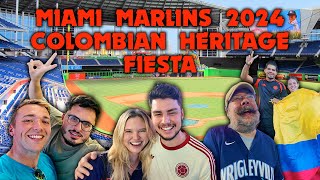 Miami Marlins 2024 Colombian Heritage Fiesta [upl. by Nylzzaj]