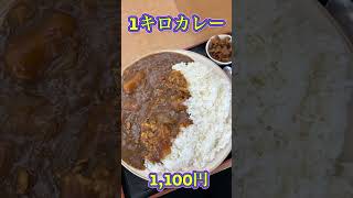 デカ盛りカレー 青森県鶴田町の半田屋の1キロカレー食べてみた 半田屋カレー [upl. by Tnecillim]