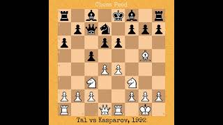 Mikhail Tal vs Garry Kasparov 1992 chess chessgame [upl. by Ettenotna568]