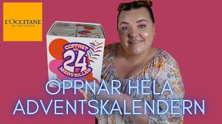 ÖPPNAR LOCCITANE STORA ADVENTSKALENDER 2023 [upl. by Tav]