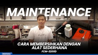 CARA MEMBERSIHKAN MESIN KOPI ESPRESSO DENGAN MENGGUNAKAN ALAT SEDERHANA  FCM3200D [upl. by Wendelin]