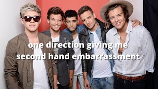 one direction giving me second hand embarrassment for almost 6 minutes straight [upl. by Nabois864]