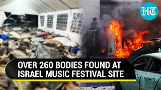 Horror At Israeli Music Festival Site Over 260 Bodies Found  Toll To Rise As Rescue Work Underway [upl. by Anatnom]