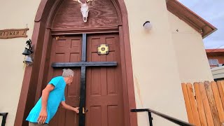 Invited into an 1886 Church Used by the Knights of Pythias  Exploring Socorro  San Miguel Church [upl. by Xonel731]