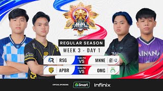 🔴REBROADCAST  MPL PH S13  ENGLISHWeek3 Day 1 [upl. by Kilar]