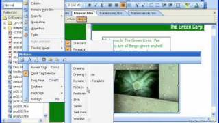 FrontPage Tutorial Using Hotspots Microsoft Training Lesson 136 [upl. by Feeley]