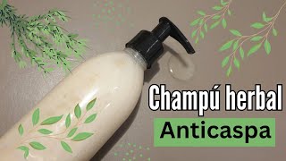 🌿 Receta de Champú herbal ANTICASPA  FORTIFICANTE  Craftingnaturals [upl. by Anyzratak648]