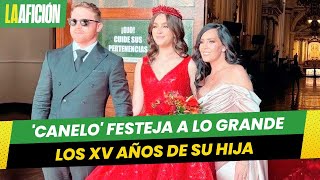 Hija del Canelo celebra sus XV Años con gran fiesta e invitados como Grupo Firme y Carin León [upl. by Sawyere380]