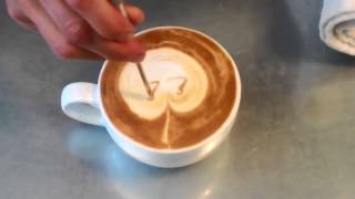 How to Pour Latte Art Pumpkin [upl. by Akemhs822]