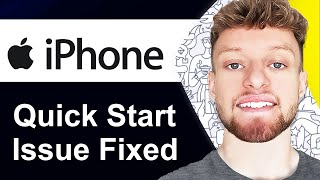 iPhone Quick Start Not Working  Quick Fix Step By Step [upl. by Motch]