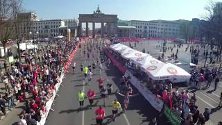 GENERALI BERLINER HALBMARATHON Zieleinlauf Zeitraffer 2019 [upl. by Letreece]