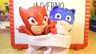 Wow Il gioco delle stagioni dei PJ MASKS SUPER PIGIAMINI VIDEO EDUCATIVO PER BAMBINI [upl. by Ainolopa]