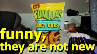 Spicy Queso Funyuns Review [upl. by Fishback]