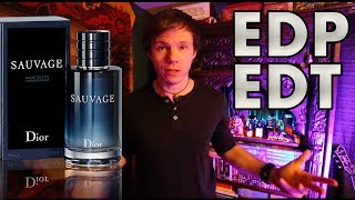 DIOR SAUVAGE  EDP Vs EDT [upl. by Farmann]