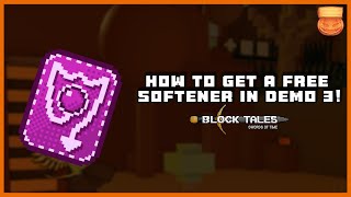 HOW TO GET A FREE SOFTENER Roblox Block Tales [upl. by Leopoldine472]