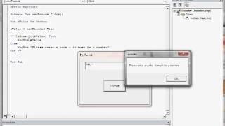 VB6 Tutorial 009  Numeric validation with IsNumeric [upl. by Madelyn]