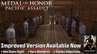 Medal of Honor Pacific Assault 2004  Full Gameplay Walkthrough [upl. by Shirl335]