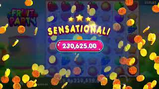 2024 FRUIT PARTY  HUGE 5000x BONUS  PRAGMATIC PLAY [upl. by Noach]