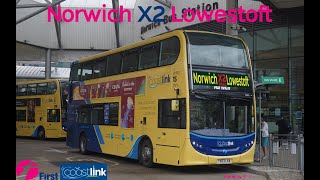 FNampS Coastlink Norwich X2 Lowestoft [upl. by Irvin]