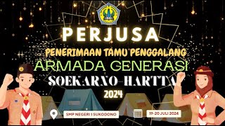 Penerimaan Tamu Penggalang II ARMADA GENERASI SOEKARNOHARTTA II SMPN 1 Sukodono Tahun 2024 [upl. by Col955]