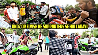 UK07 RIDER OR ELVISH YADAV KE FANS SE HOGAYA PANGGA 😡 MP04ARMY NEED YOUR HELP [upl. by Yboj]