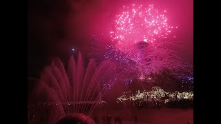 New Years at the Needle 2024  Spectacular show at the Space Needle Seattle [upl. by Ernesto]