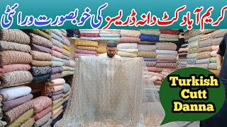 Cutdana Work Net Fabric  Cutdana Net Fabric  DubaiTurkish Cutdana  Bazar E Faizal Karachi [upl. by Oyr]