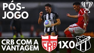 CRB 1X0 CEARÁ  JOÃO NETO MARCA NO FIM E DÁ A VANTAGEM AO GALO  CEARÁ EM CRISE [upl. by Lazare]