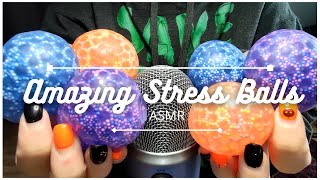 ASMR Amazing Stress Balls No Talking BLUE YETI [upl. by Melisse]