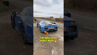 Fire spitting Noble M600 🔥 supercars noblem600 v8 v8engine exhaust exhaustsound fire fast [upl. by Brackely]